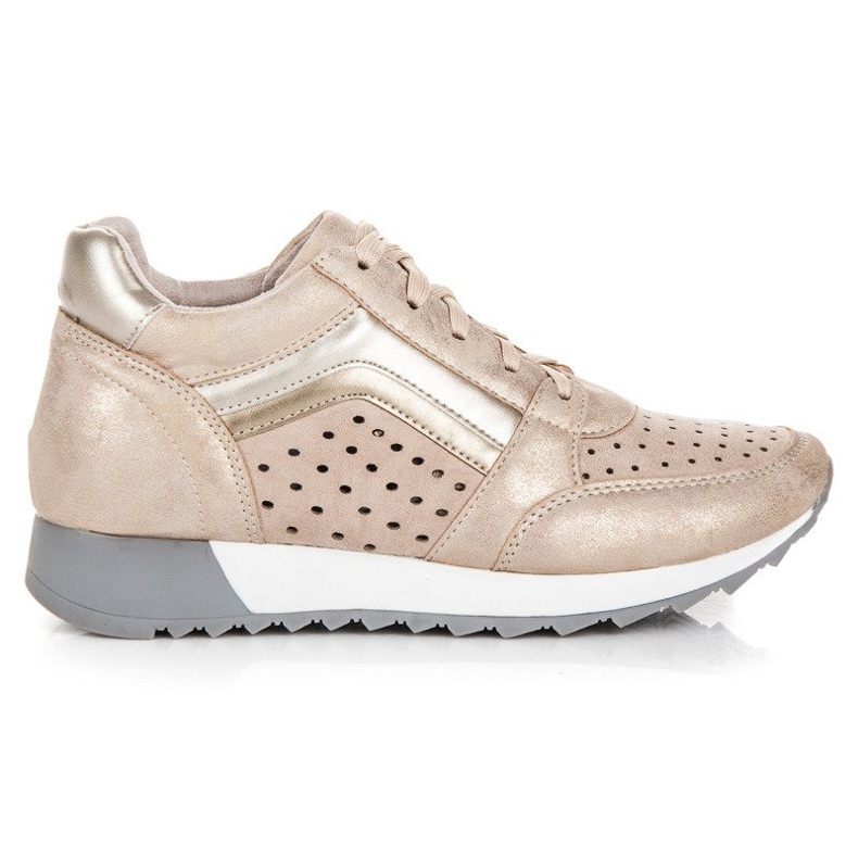 Kylie Sneakers alla moda sulla piattaforma giallo