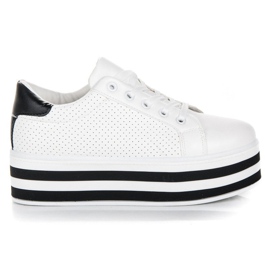 Seastar Sneakers stringate sulla piattaforma bianca