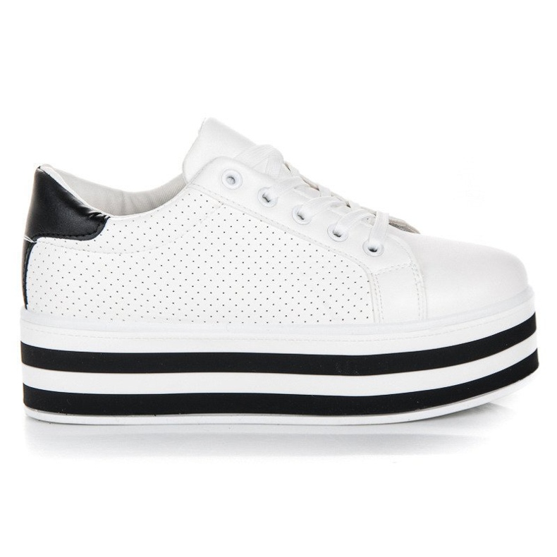 Seastar Sneakers stringate sulla piattaforma bianca