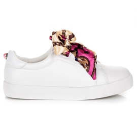 Vices Sneakers allacciate con una morsa a nastro bianca