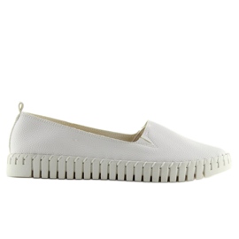 White 4163 Sneakers slip-on bianche super comode bianco