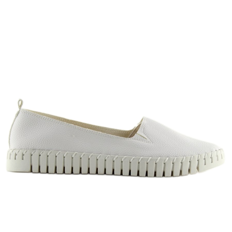 White 4163 Sneakers slip-on bianche super comode bianca
