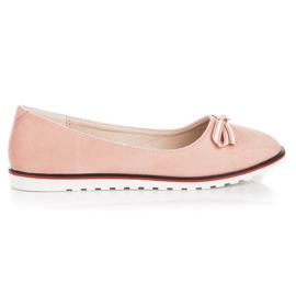 Ballerine in camoscio rosa