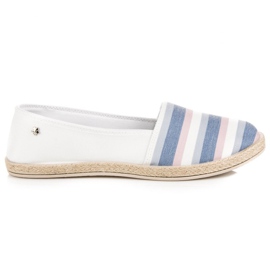 Vices Slip on vice espadrillas bianca