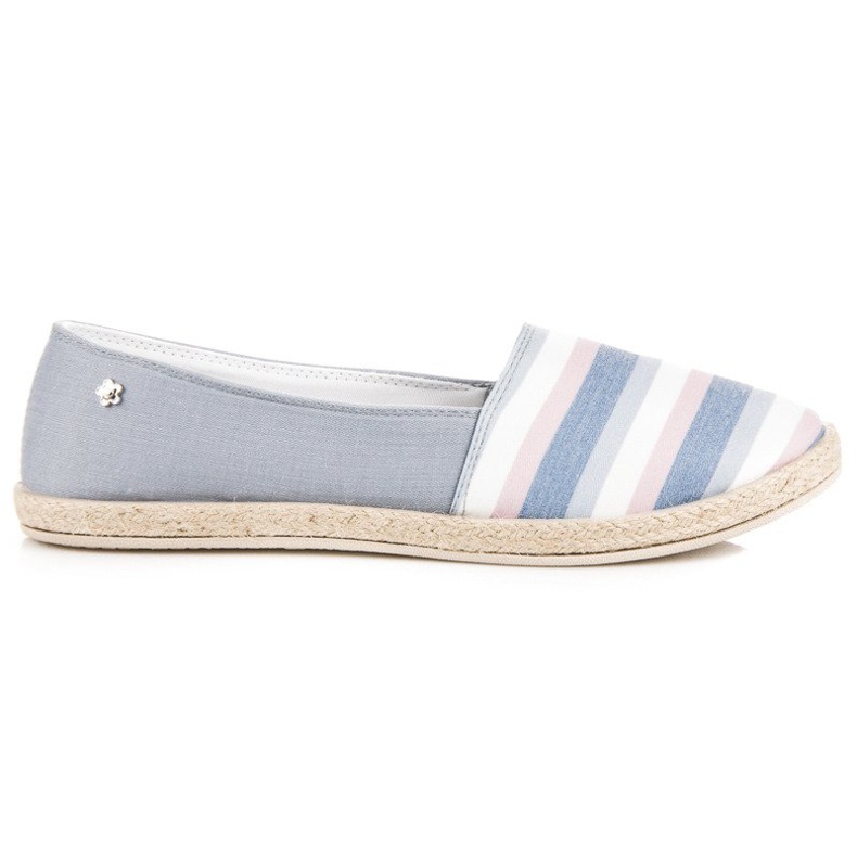 Vices Slip on vice espadrillas grigio