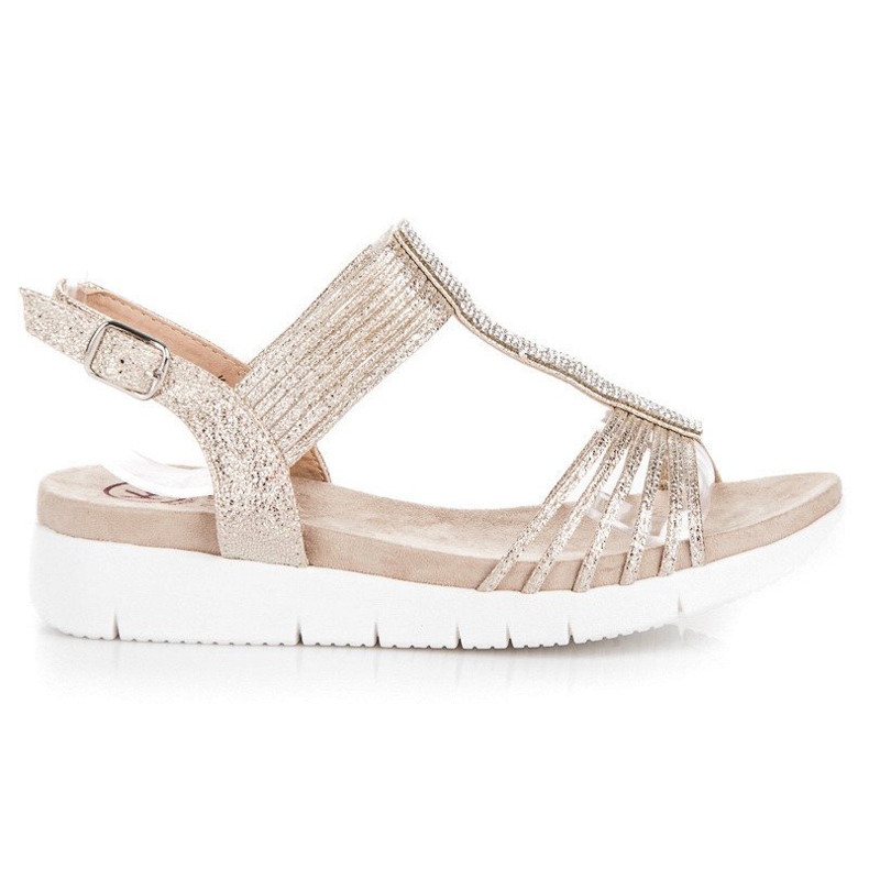 Kylie Sandali Con Cristalli giallo