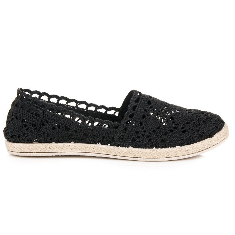 Seastar Espadrillas di pizzo nero
