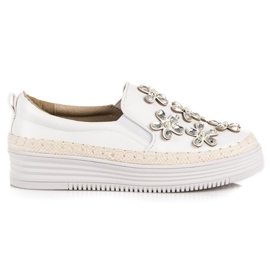 Vices Espadrillas sulla piattaforma dei vizi bianco