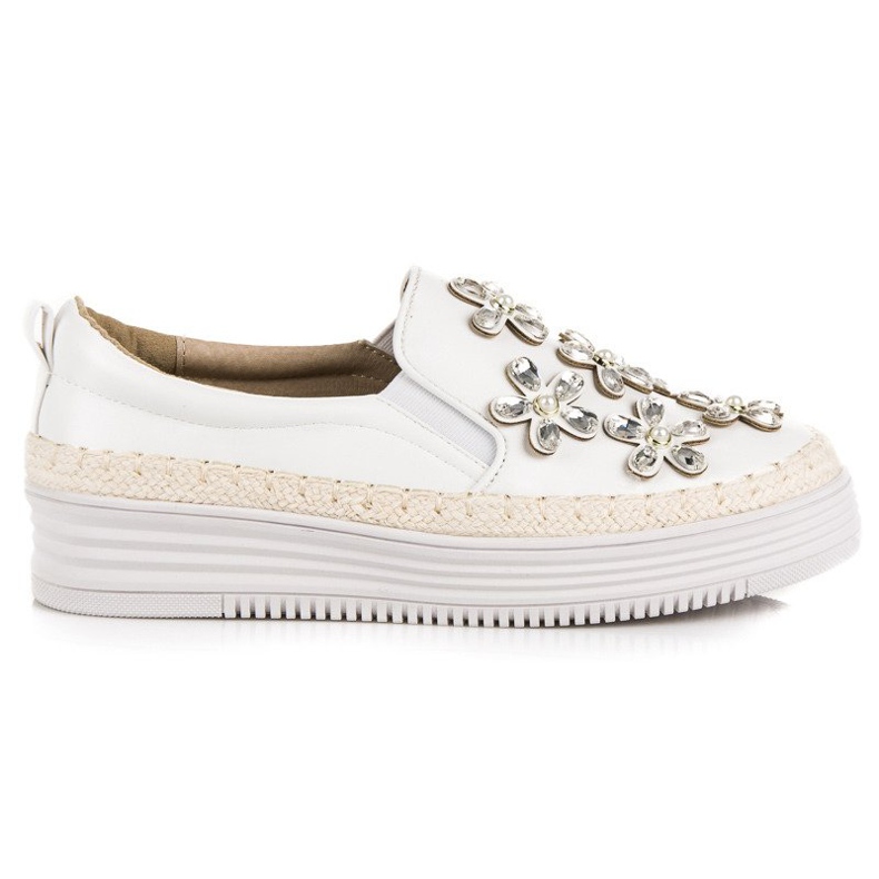 Vices Espadrillas sulla piattaforma dei vizi bianca