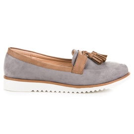 Vices Mocassini Boho vizi grigi grigio