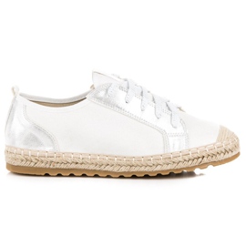 Seastar Espadrillas in suede con lacci bianca