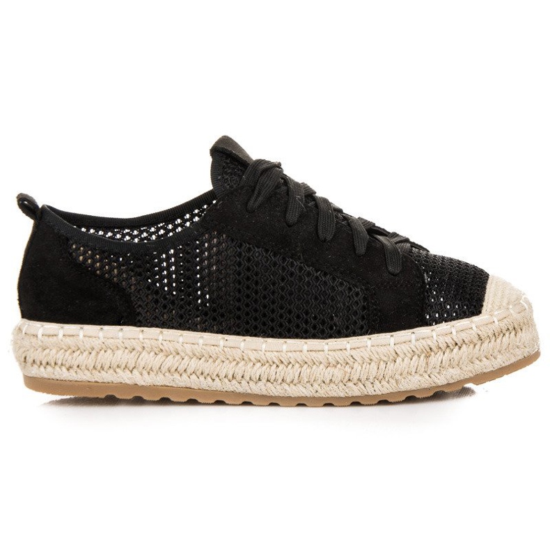 Seastar Espadrillas traforate sulla rilegatura nero