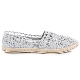 Seastar Espadrillas in pizzo grigio