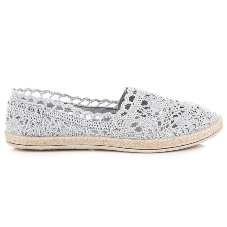 Seastar Espadrillas in pizzo grigio