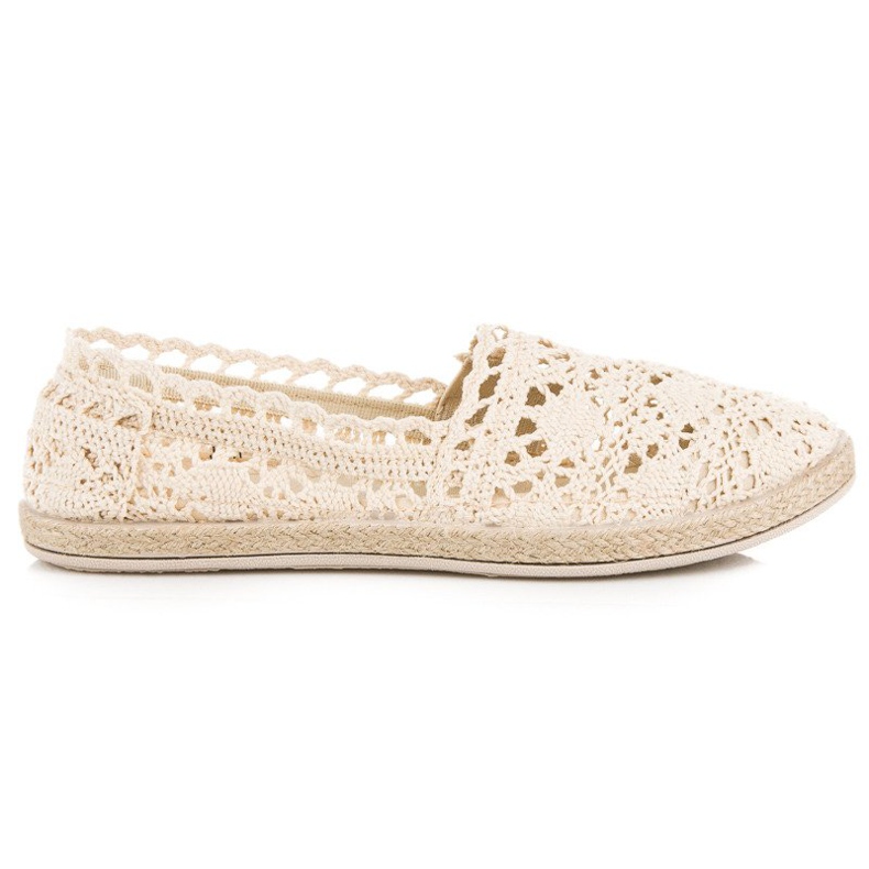Seastar Espadrillas in pizzo beige