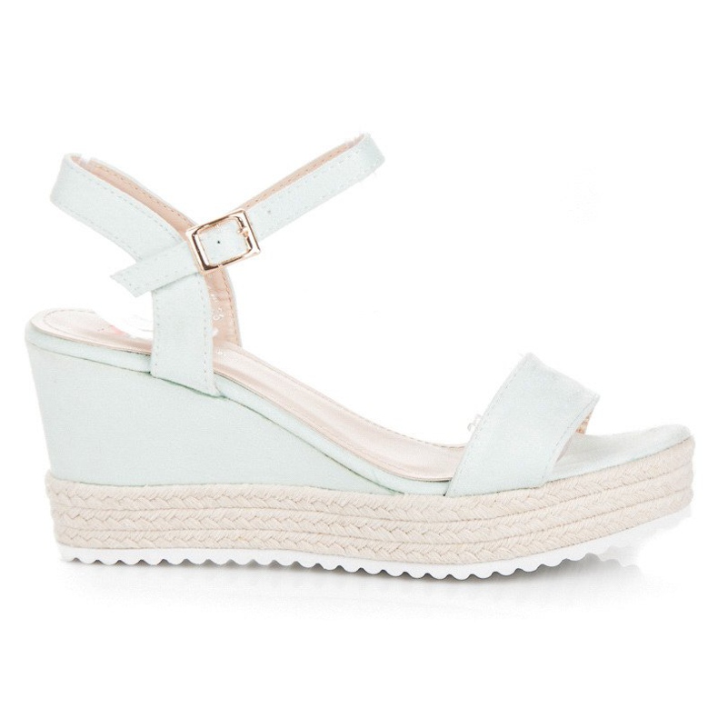 Seastar Sandali espadrillas con zeppa verde