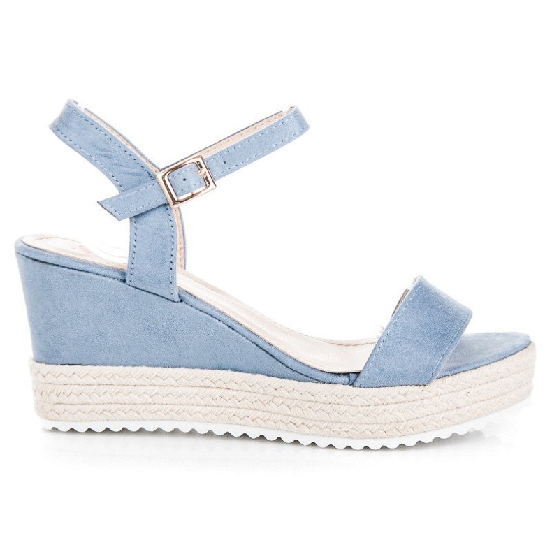 Seastar Sandali espadrillas con zeppa blu