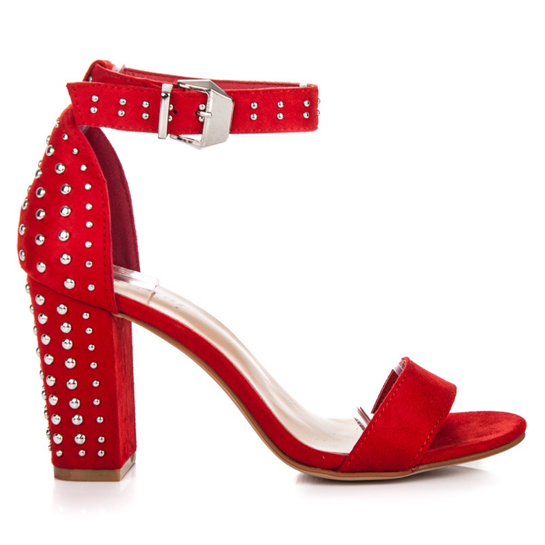 Seastar Sandali in camoscio su un palo rosso