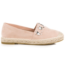 Coura Espadrillas in polvere rosa