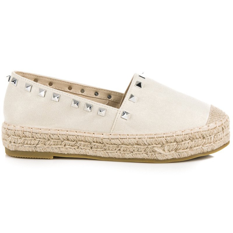 Coura Espadrillas in pelle scamosciata sulla piattaforma marrone