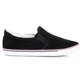 Hasby Slipon di stoffa nero