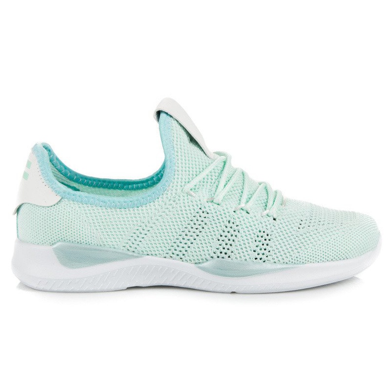 Scarpe sportive slip-on color menta verde