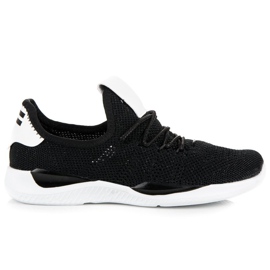 Scarpe sportive slip-on nere nero