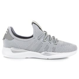 Scarpe sportive slip-on grigie grigio