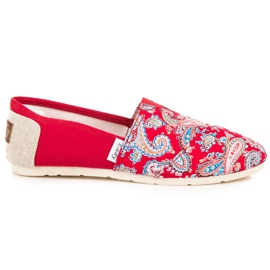 L. Day Espadrillas Con Fantasia Etnica rosso