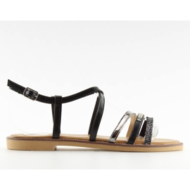 Sandali neri da donna S57 Nero