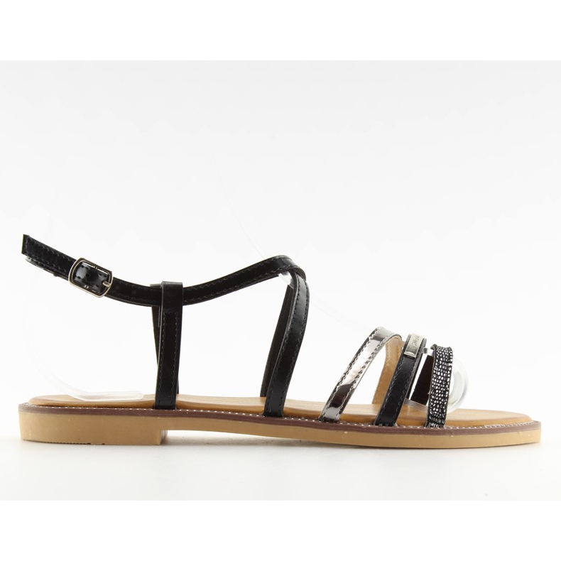 Sandali neri da donna S57 Nero