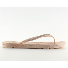 CK40P Infradito in gomma beige garofano