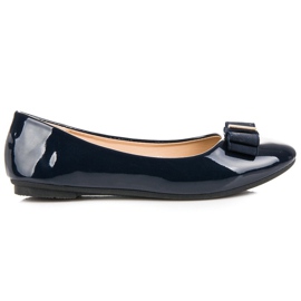 Comer Ballerine laccate blu navy