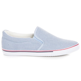 Hasby Slipon di stoffa blu
