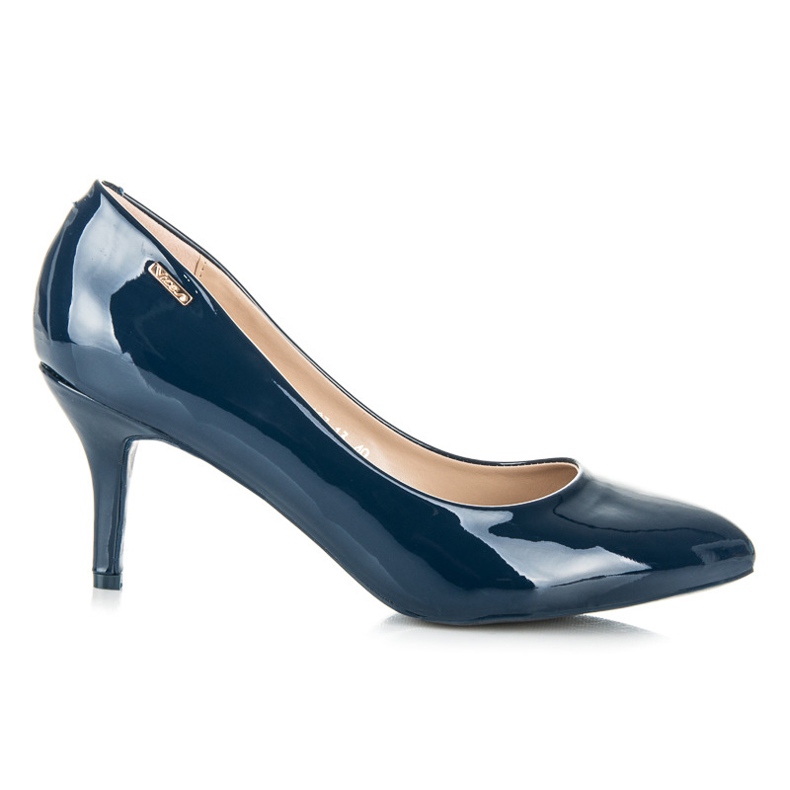 Vices Tacchi classici lucidi blu