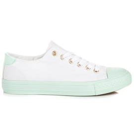 Coura Sneakers allacciate da donna bianco