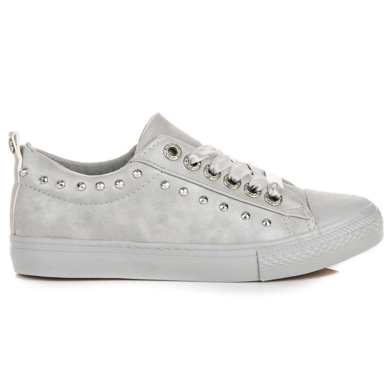 Sneakers Grigie Con Un Nastro grigio