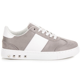Sport Sneakers in camoscio grigio