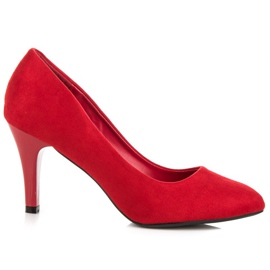 Comode décolleté su spillo rosso