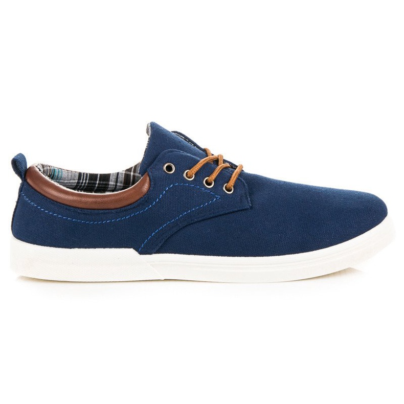 Sneaker da uomo legate blu