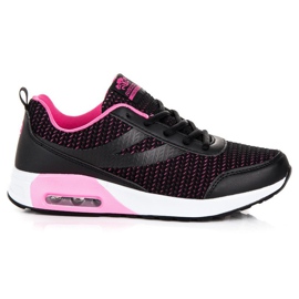 Ax Boxing Scarpe sportive alla moda nero rosa