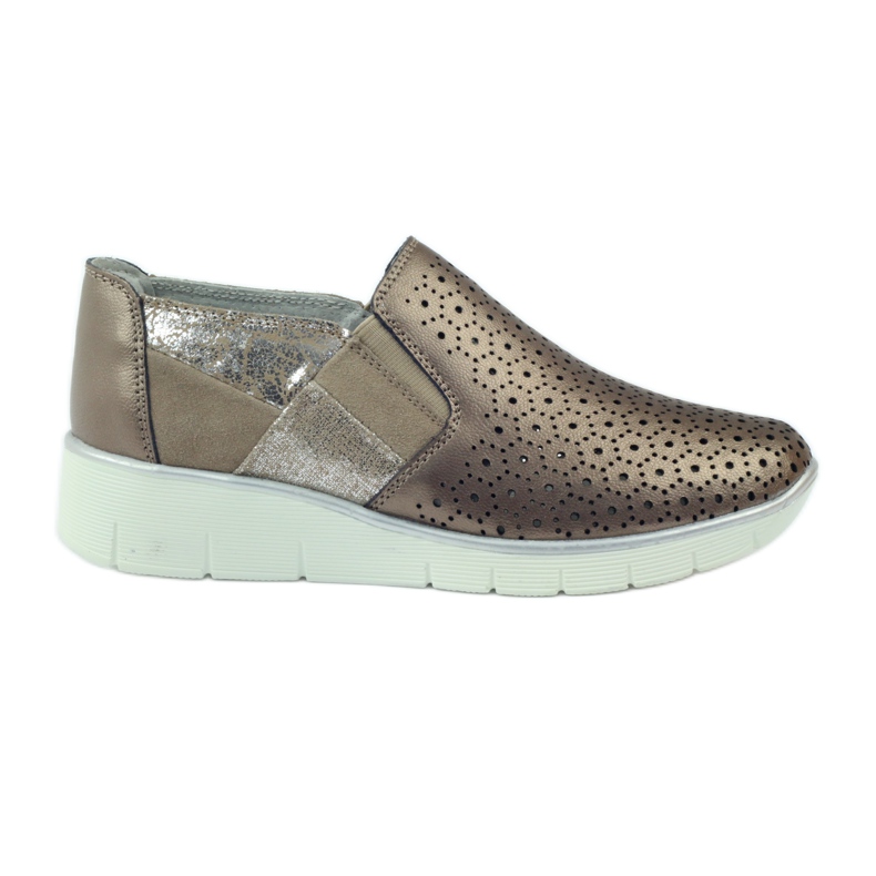 Slip On Filippo Sportivi in ​​Pelle marrone multicolore
