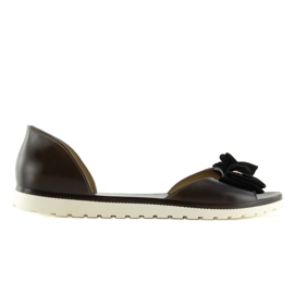 Ballerine open toe meliski nere S1 nere nero