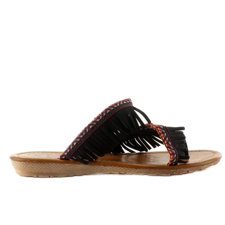 Infradito stile indiano negro nero