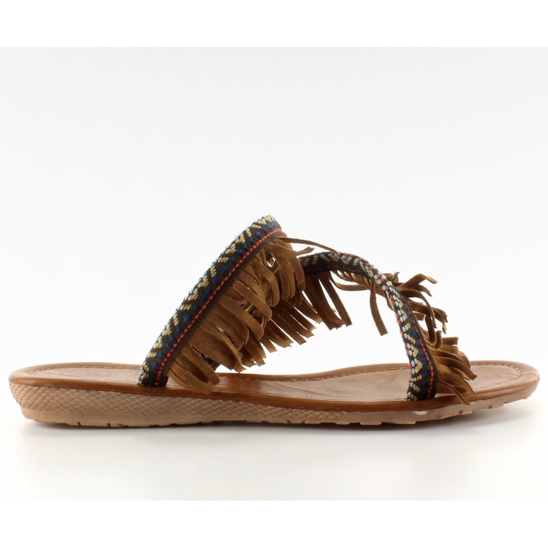 Infradito stile indiano k1626302 Camel marrone