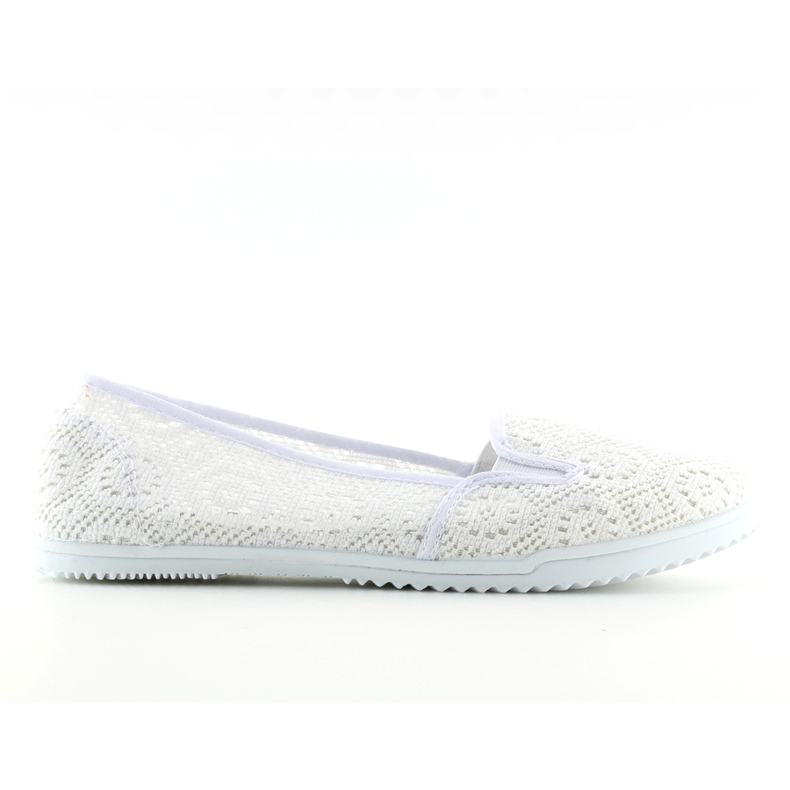 Slipons in pizzo bianco MN70 bianco bianca