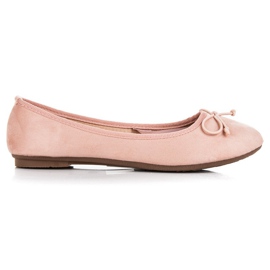 Ch. Creation Ballerine in camoscio rosa