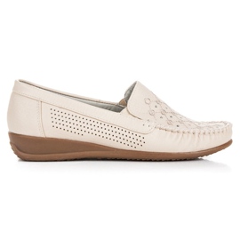 Hasby Mocassini traforati beige