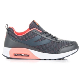 Ax Boxing Scarpe sportive alla moda grigio rosa