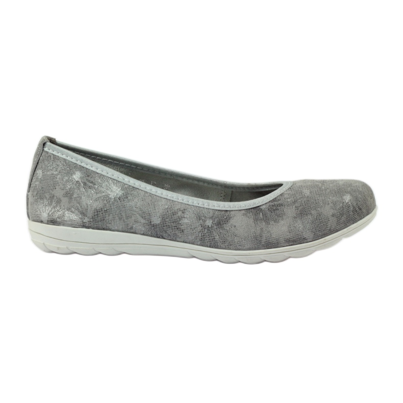 Ballerine da donna in pelle Filippo 023 grigio